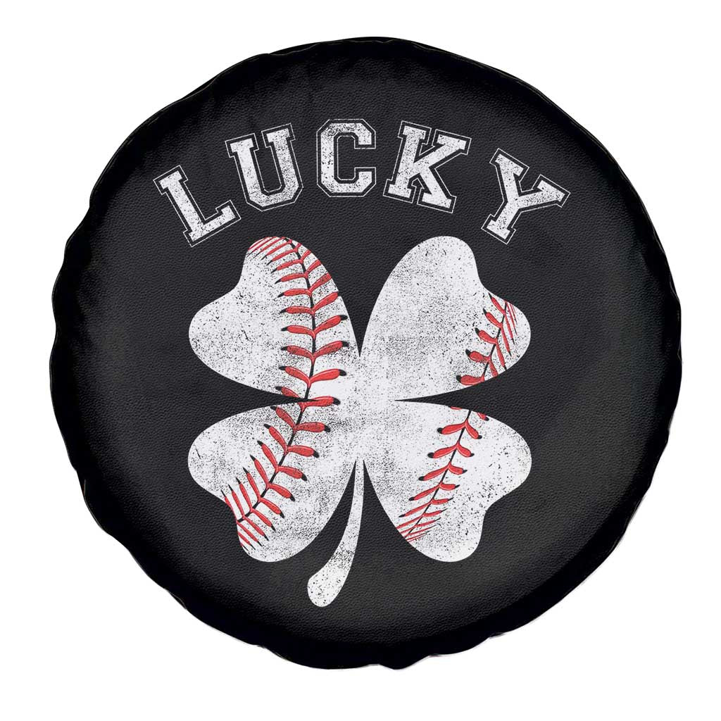 Funny Baseball Lucky Clover St Patricks Day Spare Tire Cover
