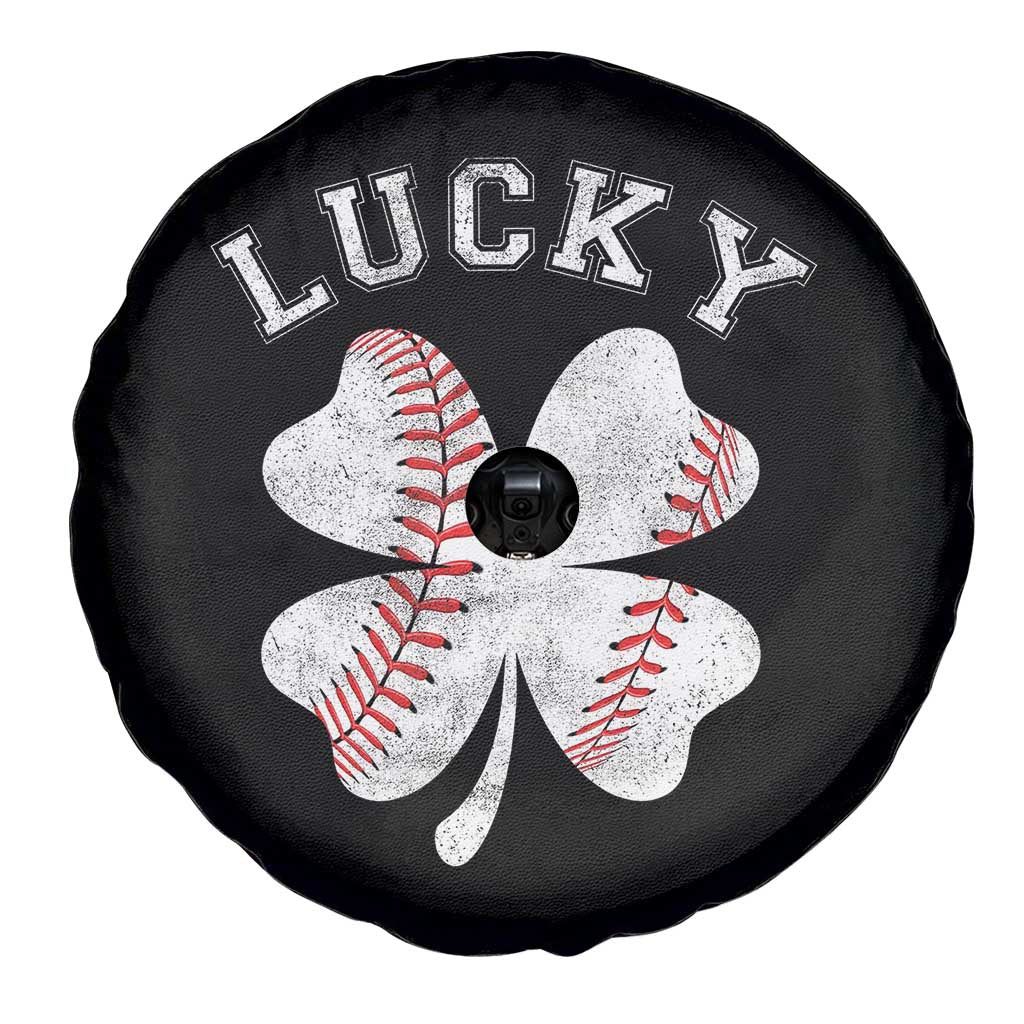 Funny Baseball Lucky Clover St Patricks Day Spare Tire Cover
