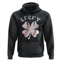 Funny Baseball Lucky Clover St Patricks Day Hoodie