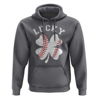Funny Baseball Lucky Clover St Patricks Day Hoodie