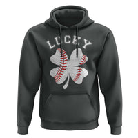 Funny Baseball Lucky Clover St Patricks Day Hoodie