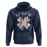 Funny Baseball Lucky Clover St Patricks Day Hoodie