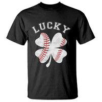 Funny Baseball Lucky Clover St Patricks Day T Shirt