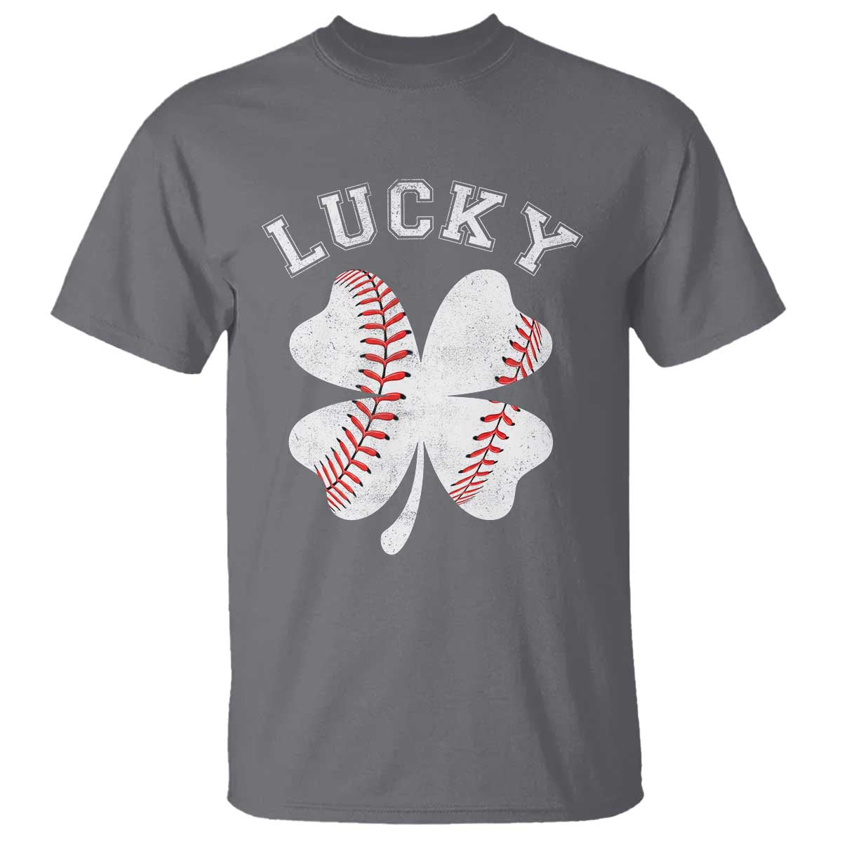 Funny Baseball Lucky Clover St Patricks Day T Shirt