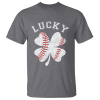 Funny Baseball Lucky Clover St Patricks Day T Shirt