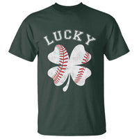 Funny Baseball Lucky Clover St Patricks Day T Shirt