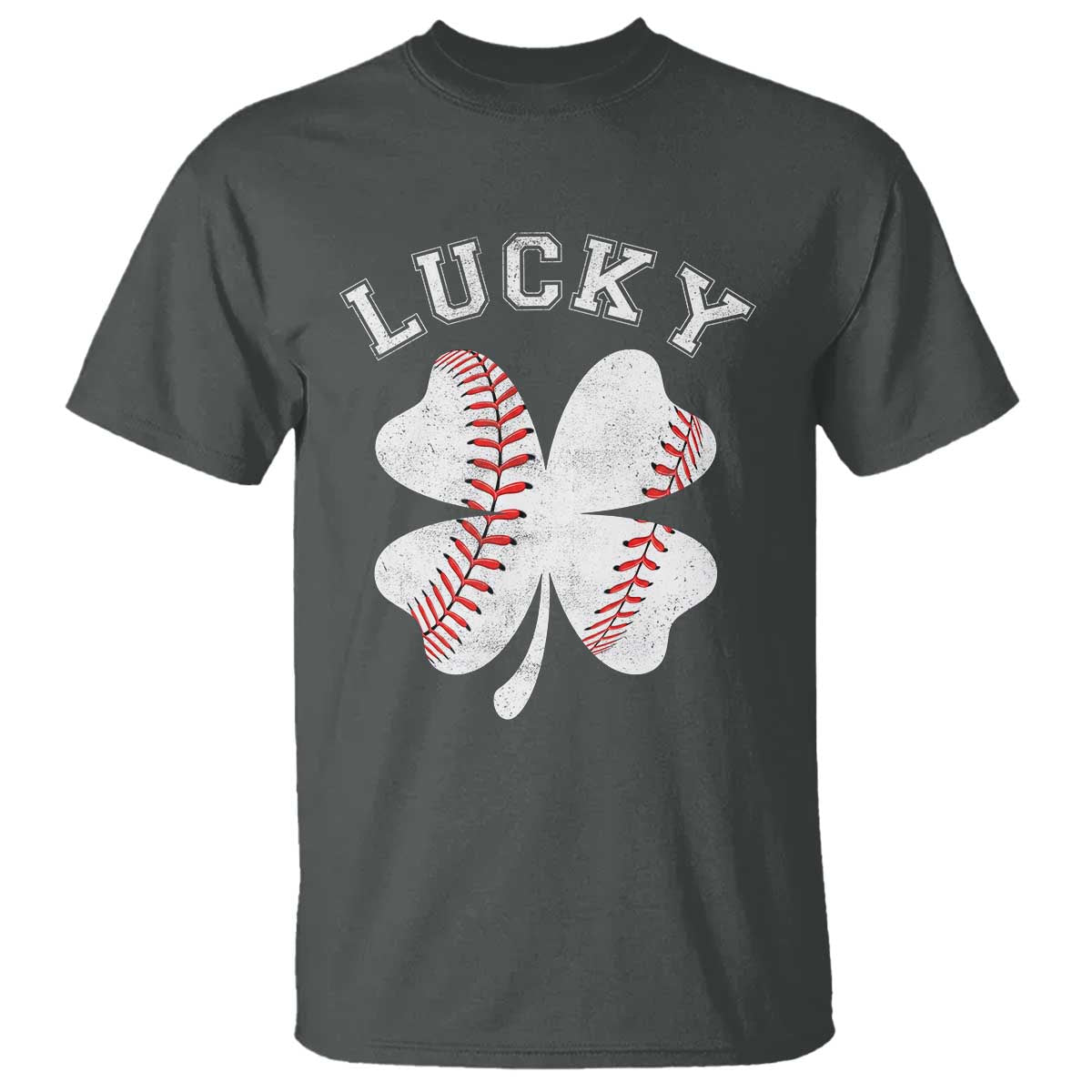 Funny Baseball Lucky Clover St Patricks Day T Shirt