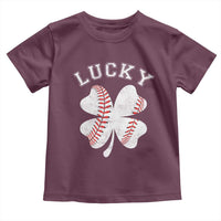 Funny Baseball Lucky Clover St Patricks Day Toddler T Shirt