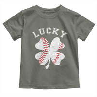 Funny Baseball Lucky Clover St Patricks Day Toddler T Shirt