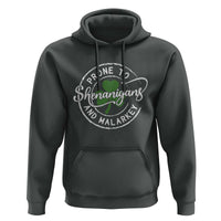 Prone To Shenanigans And Malarkey Hoodie Funny St Patricks Day Irish Shamrock