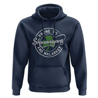 Prone To Shenanigans And Malarkey Hoodie Funny St Patricks Day Irish Shamrock