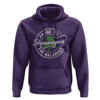 Prone To Shenanigans And Malarkey Hoodie Funny St Patricks Day Irish Shamrock