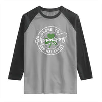 Prone To Shenanigans And Malarkey Raglan Shirt Funny St Patricks Day Irish Shamrock