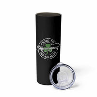 Prone To Shenanigans And Malarkey Skinny Tumbler Funny St Patricks Day Irish Shamrock
