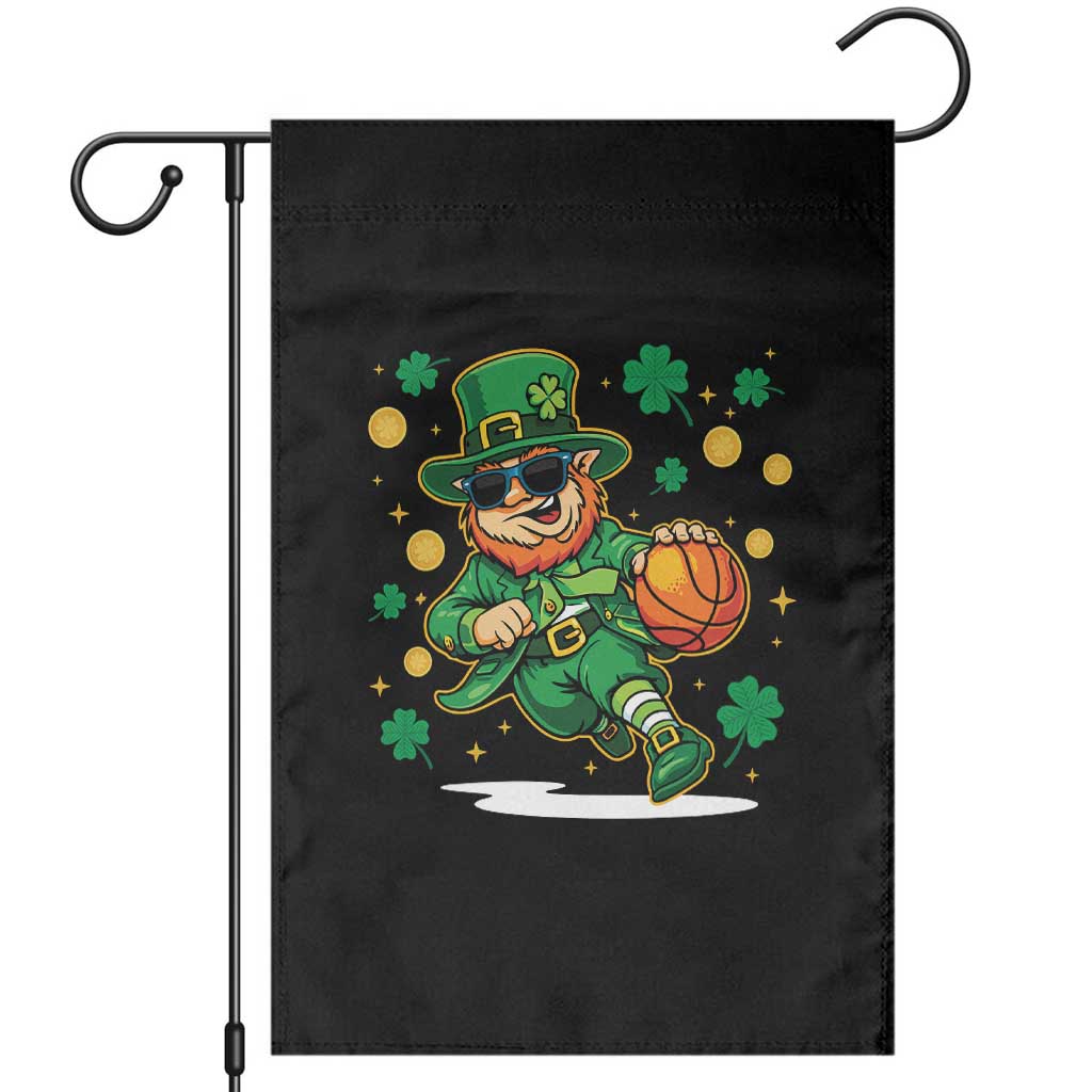 Leprechaun Basketball St Patricks Day Sport Lover Garden Flag