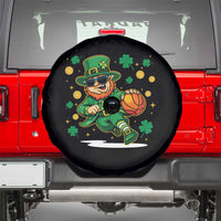Leprechaun Basketball St Patricks Day Sport Lover Spare Tire Cover