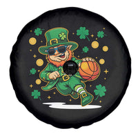 Leprechaun Basketball St Patricks Day Sport Lover Spare Tire Cover