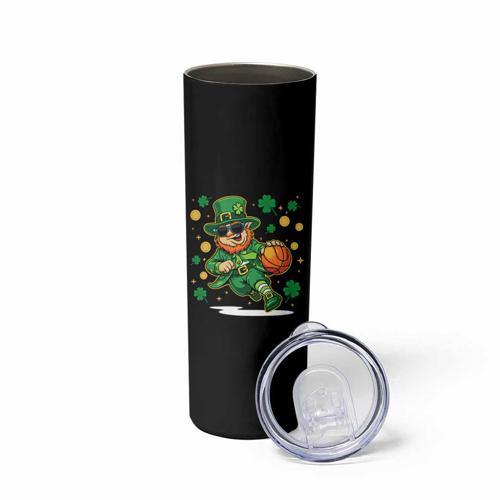 Leprechaun Basketball St Patricks Day Sport Lover Skinny Tumbler