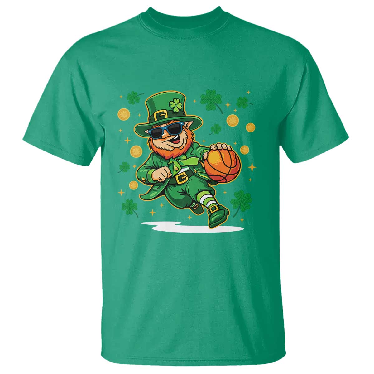 Leprechaun Basketball St Patricks Day Sport Lover T Shirt