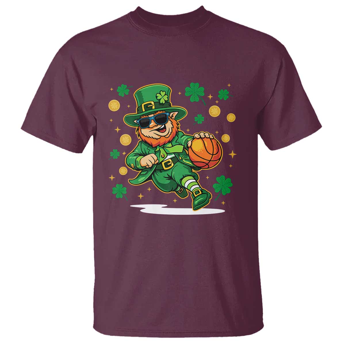 Leprechaun Basketball St Patricks Day Sport Lover T Shirt