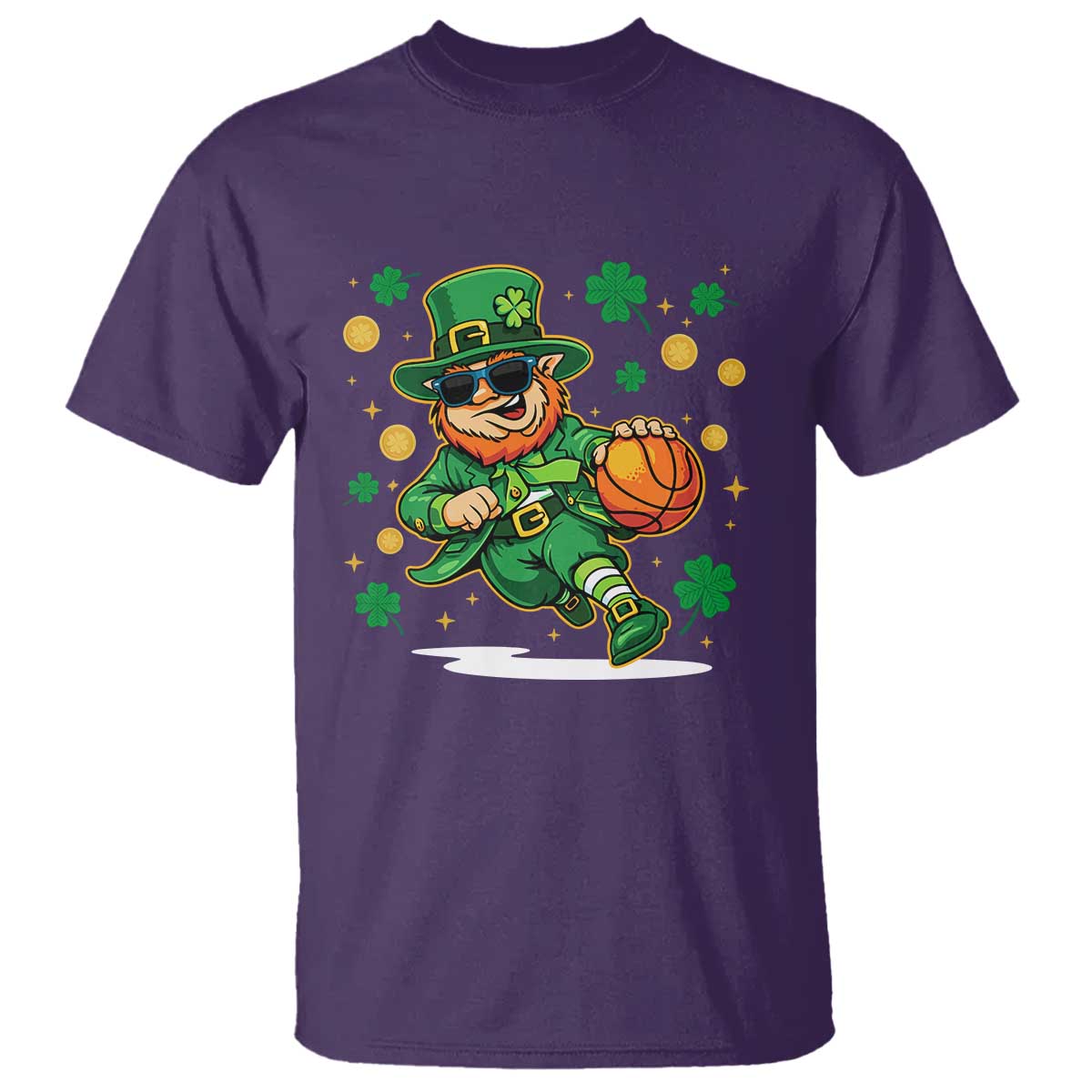 Leprechaun Basketball St Patricks Day Sport Lover T Shirt