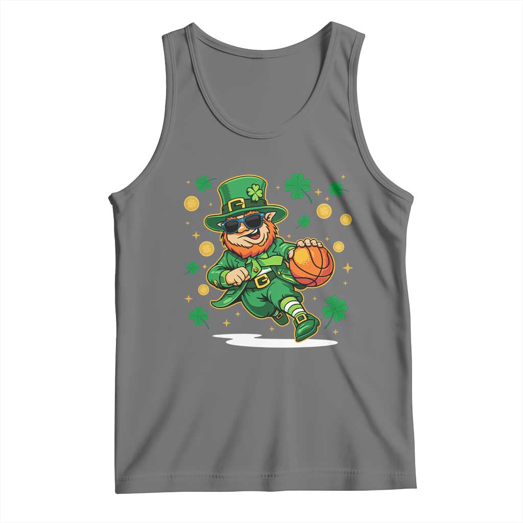 Leprechaun Basketball St Patricks Day Sport Lover Tank Top