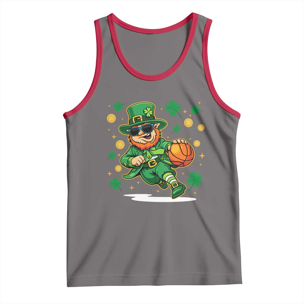 Leprechaun Basketball St Patricks Day Sport Lover Tank Top