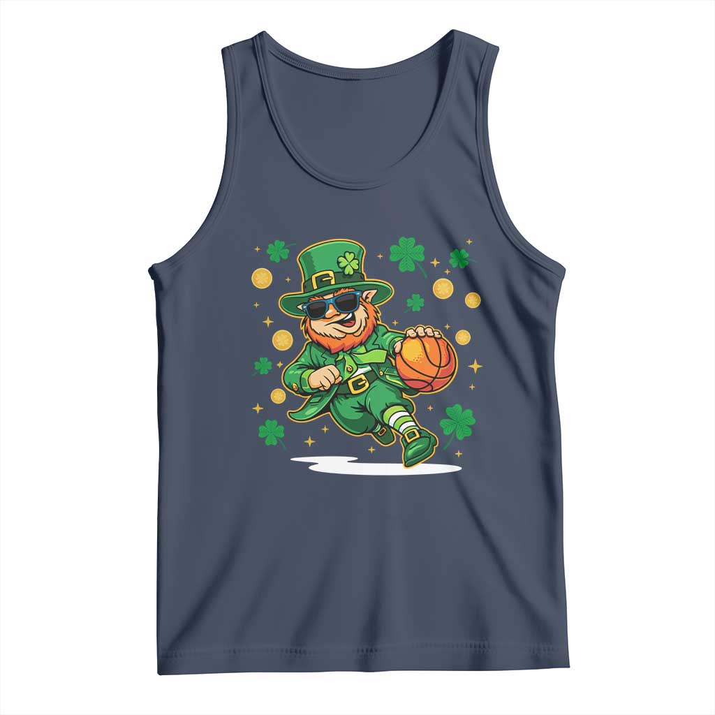 Leprechaun Basketball St Patricks Day Sport Lover Tank Top