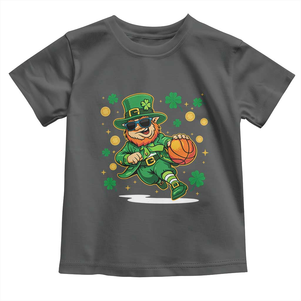 Leprechaun Basketball St Patricks Day Sport Lover Toddler T Shirt