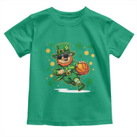 Leprechaun Basketball St Patricks Day Sport Lover Toddler T Shirt