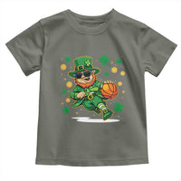 Leprechaun Basketball St Patricks Day Sport Lover Toddler T Shirt