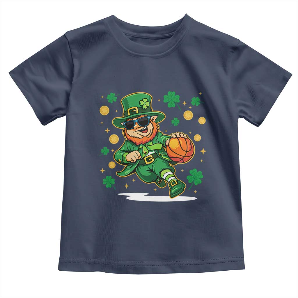 Leprechaun Basketball St Patricks Day Sport Lover Toddler T Shirt