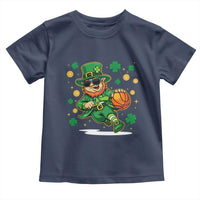 Leprechaun Basketball St Patricks Day Sport Lover Toddler T Shirt