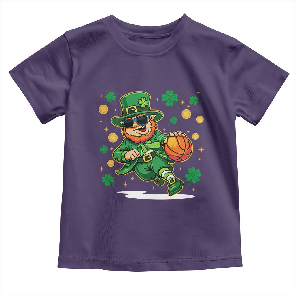 Leprechaun Basketball St Patricks Day Sport Lover Toddler T Shirt