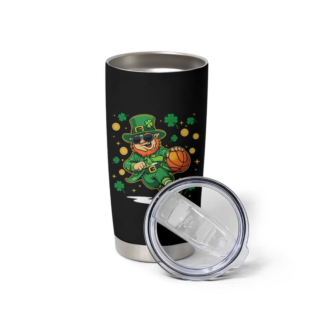 Leprechaun Basketball St Patricks Day Sport Lover Tumbler Cup