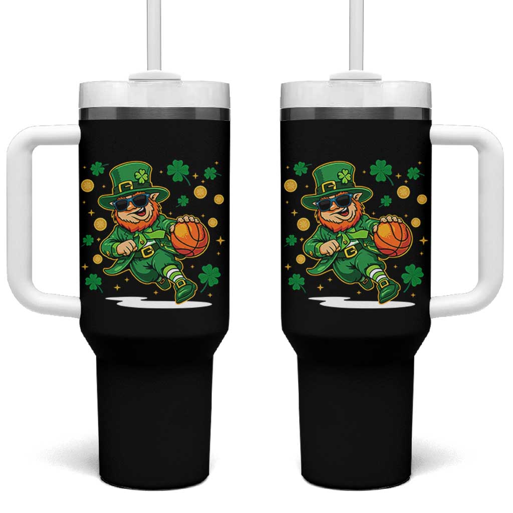 Leprechaun Basketball St Patricks Day Sport Lover Tumbler With Handle