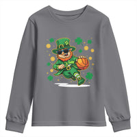 Leprechaun Basketball St Patricks Day Sport Lover Youth Sweatshirt