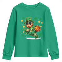 Leprechaun Basketball St Patricks Day Sport Lover Youth Sweatshirt
