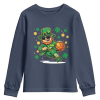 Leprechaun Basketball St Patricks Day Sport Lover Youth Sweatshirt