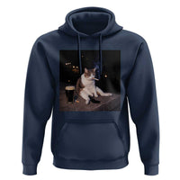 Funny Cigarette And Drinking Irish Stout Beer Cat Meme Hoodie