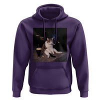 Funny Cigarette And Drinking Irish Stout Beer Cat Meme Hoodie
