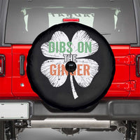 Funny St Patricks Day Dibs On The Ginger Spare Tire Cover Irish Redhead Shamrock