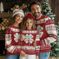 Funny St Patricks Day Dibs On The Ginger Ugly Christmas Sweater Irish Redhead Shamrock