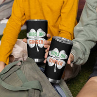 Funny St Patricks Day Dibs On The Ginger Tumbler Cup Irish Redhead Shamrock