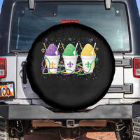 Funny Mardi Gras Snowballs Fat Tuesday Carnival Beads Spare Tire Cover