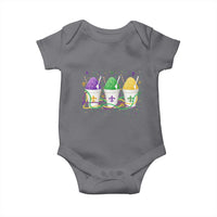 Funny Mardi Gras Snowballs Fat Tuesday Carnival Beads Baby Onesie