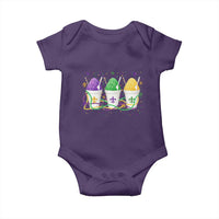 Funny Mardi Gras Snowballs Fat Tuesday Carnival Beads Baby Onesie