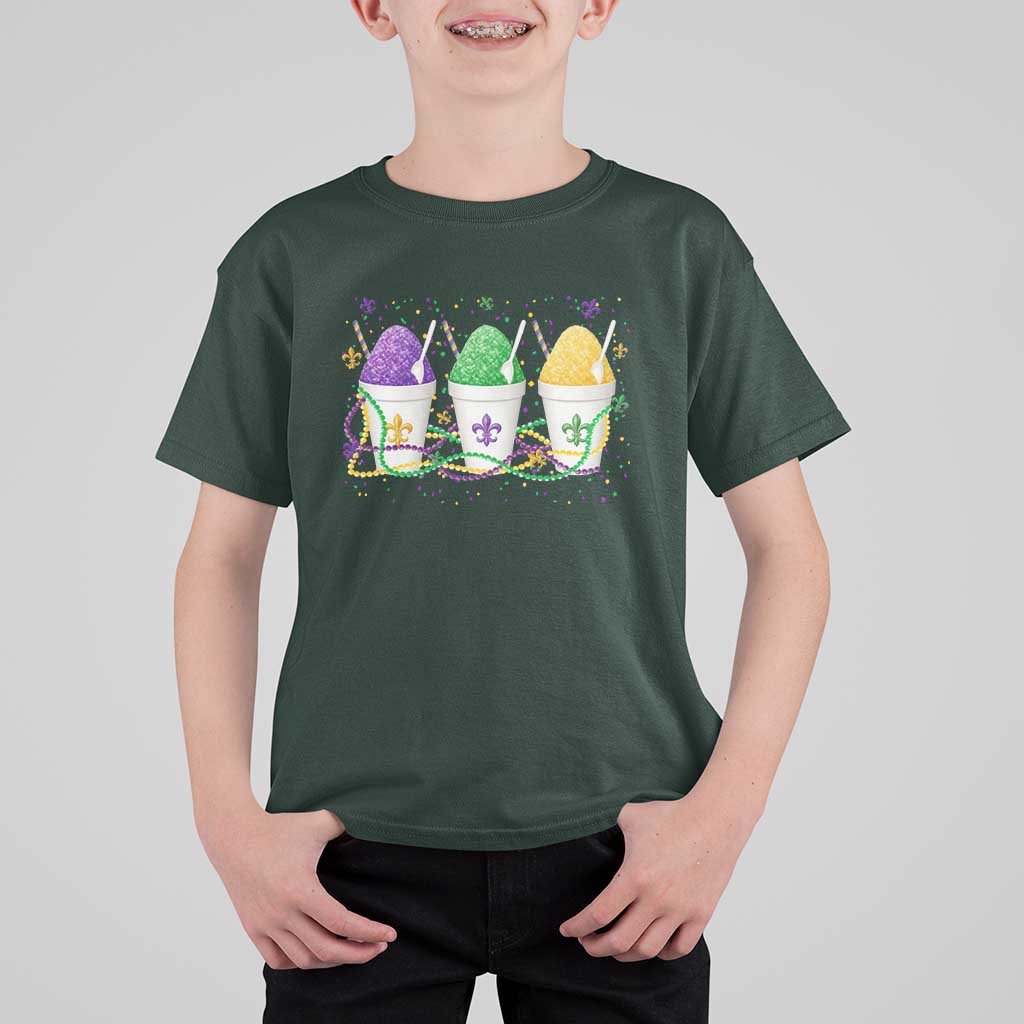 Funny Mardi Gras Snowballs Fat Tuesday Carnival Beads T Shirt For Kid