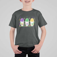 Funny Mardi Gras Snowballs Fat Tuesday Carnival Beads T Shirt For Kid
