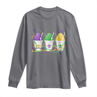 Funny Mardi Gras Snowballs Fat Tuesday Carnival Beads Long Sleeve Shirt